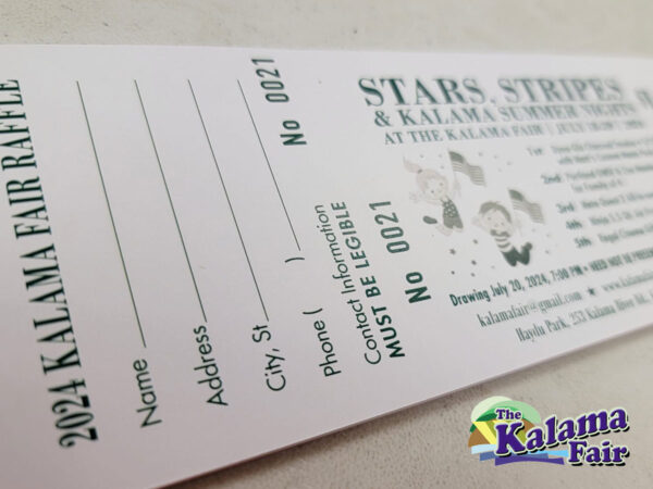 Kalama Fair Raffle Ticket 2024