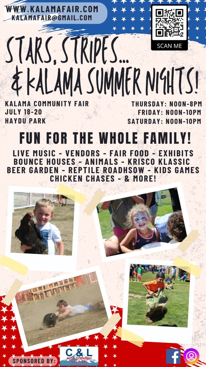 Check out the Kalama Fair 2024 Flyer! The Kalama Community Fair