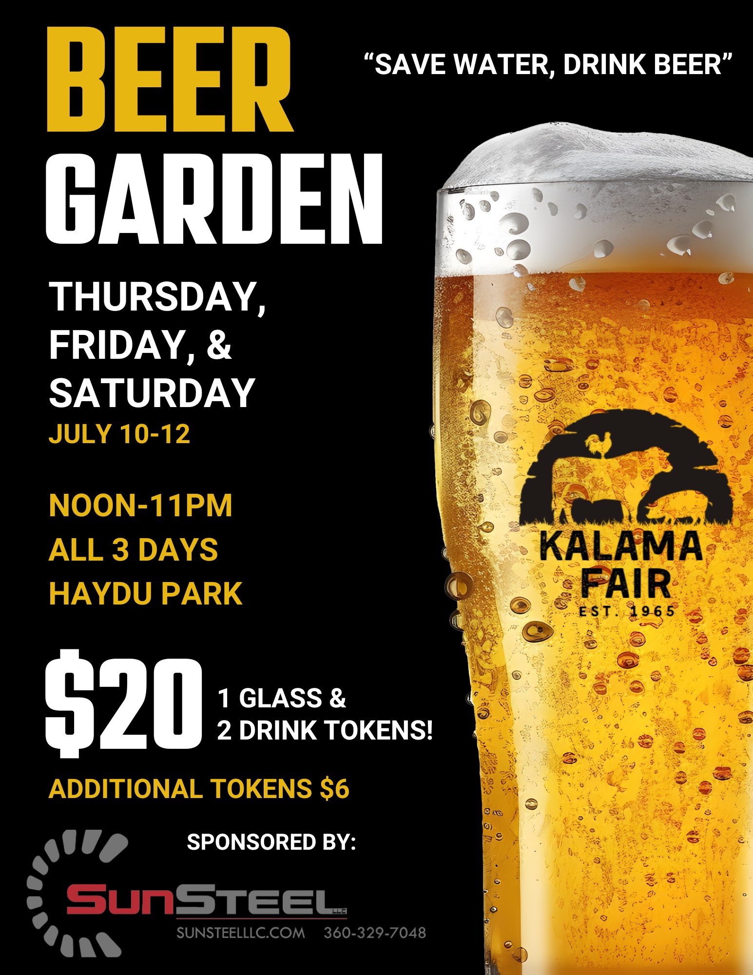 2025 Kalama Fair Beer Garden