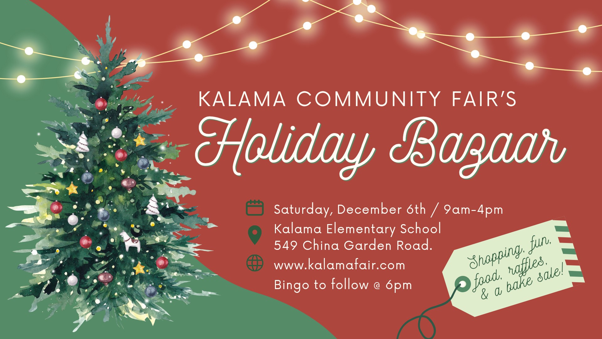 2025 Kalama Fair Holiday Bazaar