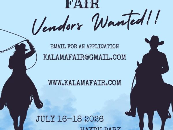 Kalama Fair Vendors Wanted 2026
