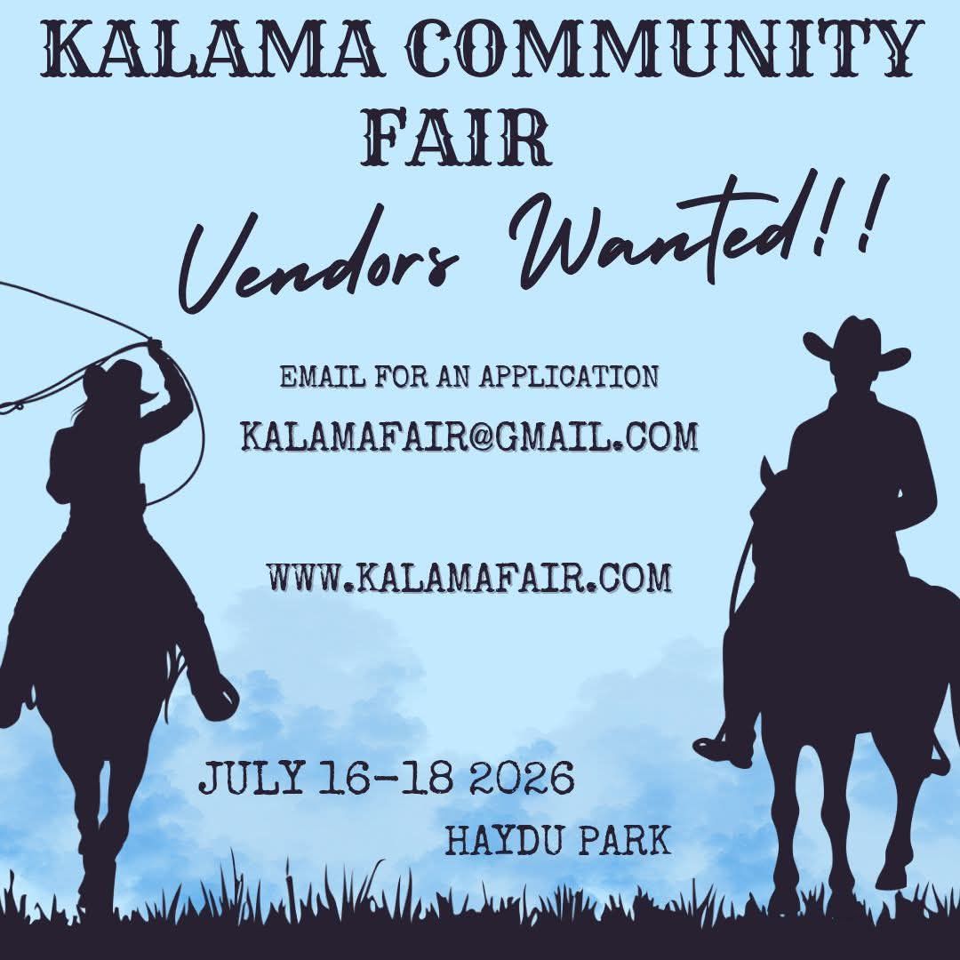 Kalama Fair Vendors Wanted 2026