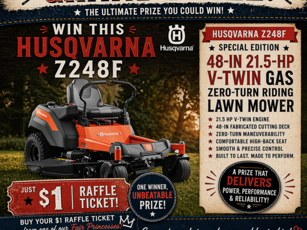 Kalama Fair 2026 Raffle Grand Prize