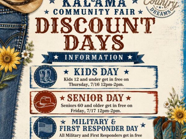 2026 Kalama Fair Discount Days